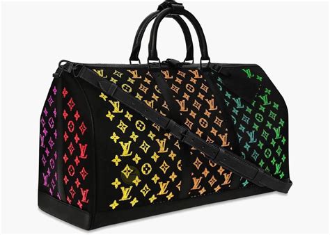 louis vuitton carbon fiber optics keepall|louis vuitton keepall led monogram.